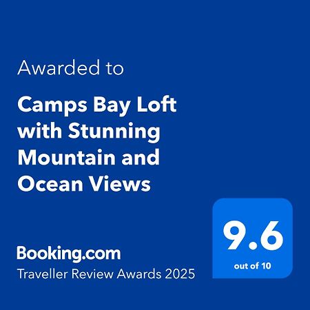 Appartement Camps Bay Loft With Stunning Mountain And Ocean Views à Le Cap Extérieur photo